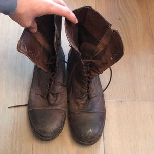 Zara Brown Leather Boots